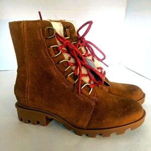 Sorel Phoenix Shearling Cold Mid Heel Boots